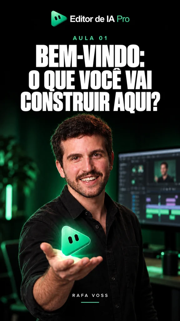 AULA 01 · Bem-vindo: o que você vai construir aqui?