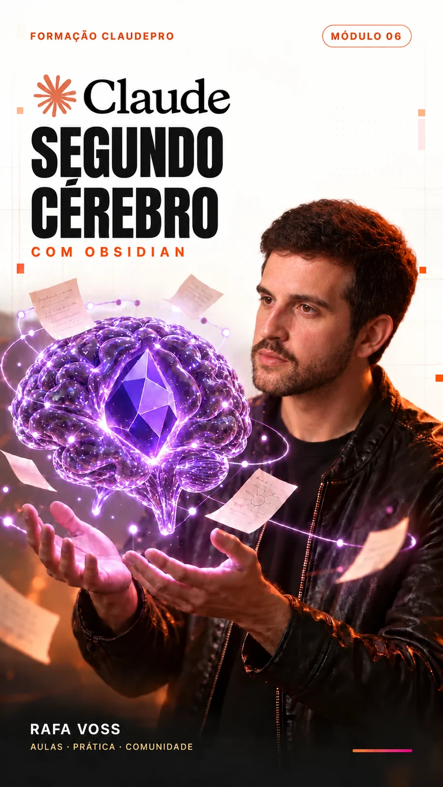 Capa do Módulo 06: Segundo Cérebro com Obsidian