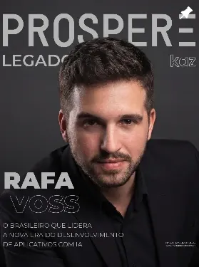 Retrato de Rafa Voss em publicação da Prospere