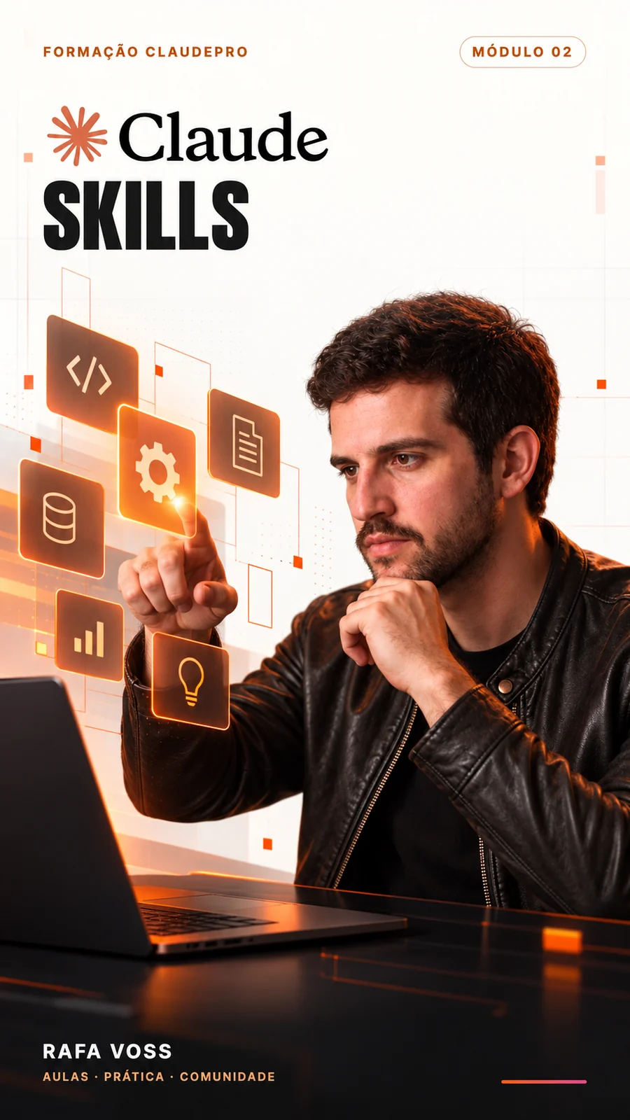 Capa do Módulo 02: Claude Skills